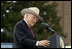 Vice President Dick Cheney addresses graduates of the U.S. Coast Guard Academy, Wednesday, May 21, 2008, during commencement ceremonies in New London, Conn. "Today you're the same men and women you were four years ago -- only better," said the Vice President. "With you in the officer corps, it'll be the same Coast Guard -- only better. So this day of your commissioning is more than a memorable day in your own life -- it's a great day for the Coast Guard, and for the United States of America."