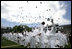 U.S. Coast Guard Academy graduates toss their hats into the air in celebration, Wednesday, May 21, 2008 during commencement ceremonies in New London, Conn.