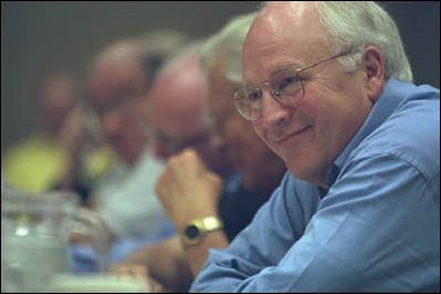 Meeting at the American Enterprise Institute's World Forum in Beaver Creek, CO, the Vice President and other world leaders discuss issues of interest to the nation.