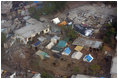 During a one-day visit to Pakistan Vice President Dick Cheney surveyed the extensive damage caused by the October 8th earthquake. The 7.6 magnitude earthquake occurred in one of the most mountainous and inaccessible regions of Pakistan and took more than 73,000 lives and left 2.8 million people homeless. The US has pledged a total of $510 million in relief and reconstruction efforts and has provided winterized shelter for over 31,000 families to date.